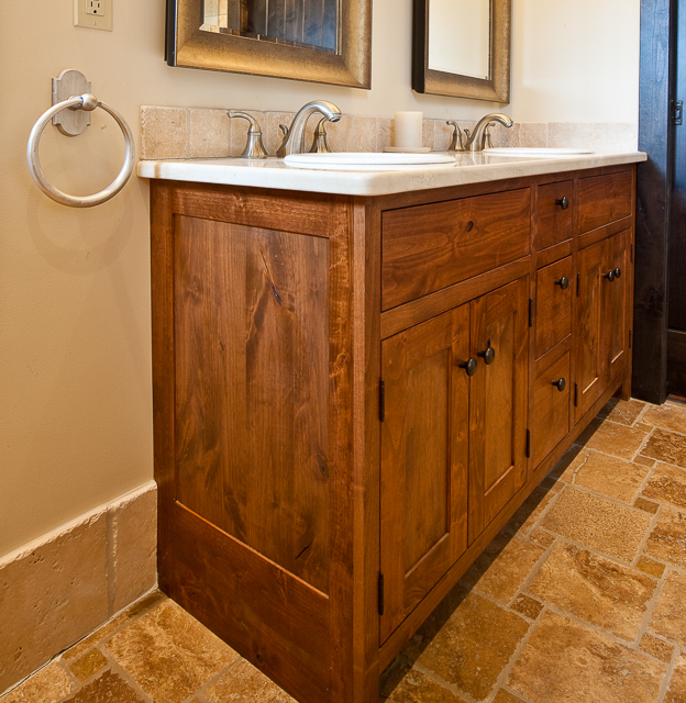 Knotty Alder Bathroom Vanity Rustic Alder Bathroom Vanity Offset